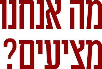 מה אנחנו מציעים